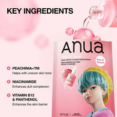 Bundle: Kpop Demon Hunters Peach 70 Niacin Serum Mask Set