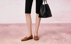 High-Waist Plain Side Slit Capri Pants