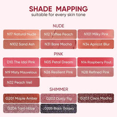 Cushion Matte Lock Lip Cream - 25 Colors