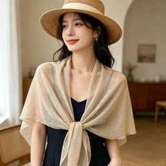 Plain Sheer Triangle Scarf