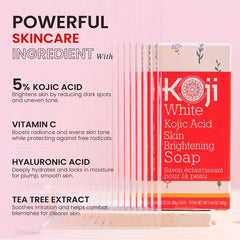 Kojic Acid Skin Brightening Soap 2pcs Bundle Set