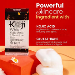 Kojic Acid & Glutathione Skin Brightening Soap