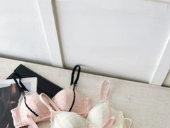 Bow Lace Wireless Bra