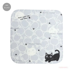 Cat Mono Tama Towel Handkerchief Face