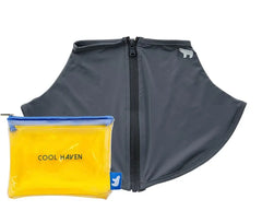 COOL HAVEN Series UV Reactive Sun Protection Cooling Neck Cover with Ice Pack Pouch
