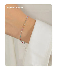 Sterling Silver Beaded Bracelet