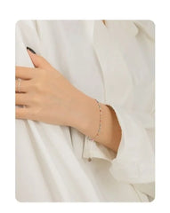 Sterling Silver Beaded Bracelet