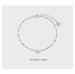 Sterling Silver Beaded Bracelet