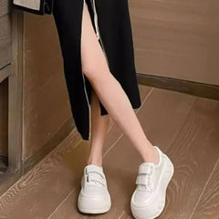 Platform Hook-and-Loop Strap Sneakers