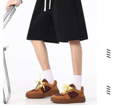 Drawstring Waist Plain Wide Leg Sweat Shorts