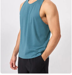 Crew Neck Plain Sports Tank Top