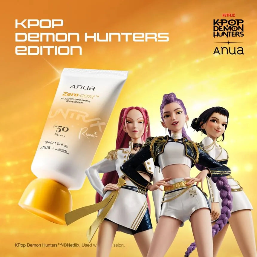 Kpop Demon Hunters Zero-Cast Moisturizing Finish Sunscreen
