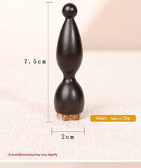 Horn Bead Wooden Eye Massager