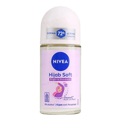 Hijab Soft Bright & Shaveless Vitamin C & Pearl Extract Deodorant Roll On