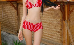 Striped Bikini Set