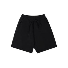 Drawstring Waist Plain Sweatshorts