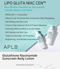 Glutathione Niacinamide Sunscreen Body Lotion