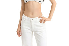Mock Two-Piece Halter Neck Polka Dot Striped Panel Sports Bra