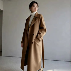 Double-Breasted Long Coat
