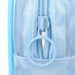 Parlor Suzurando Cat Mesh Makeup Pouch Blue