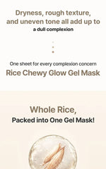 Rice Chewy Glow Gel Mask Set
