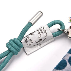Parlor Suzurando Cat Jacquard Mini Crossbody Bag Blue