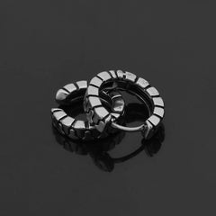 Textured Huggie Earring / Ear Cuff