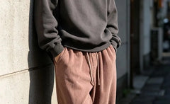 Washed Corduroy Wide-Leg Pants