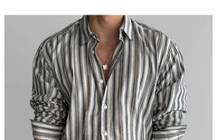 Long-Sleeve Shadow Stripe Shirt