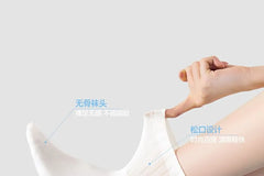 Set of 5: Plain Ribbed Crew Socks