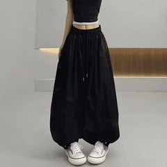 High Waist Baggy Wide Leg Pants