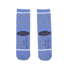 Parlor Land Cat Print Socks Blue