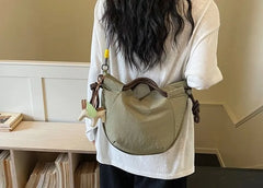 Nylon Rope Strap Crossbody Bag