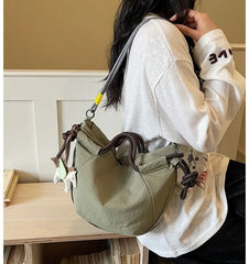 Nylon Rope Strap Crossbody Bag