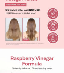 Raspberry Hair Vinegar 2pcs Bundle Set