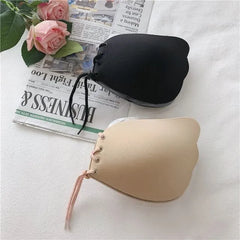 Lace-Up Strapless Bra