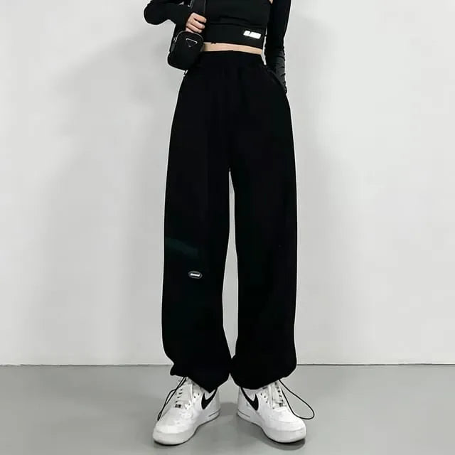 Plain Wide Leg Sweatpants