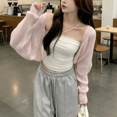 Plain Tube Top / Cardigan