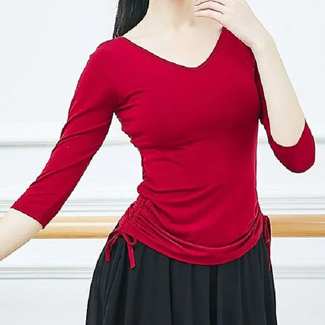 Drawstring Dance Top (Various Designs)