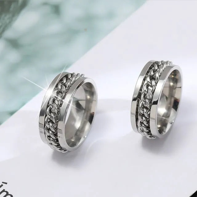 Chain Sterling Silver Ring