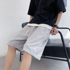 Plain Loose Fit Sweatshorts