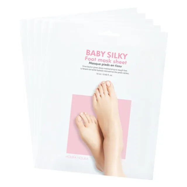 Baby Silky Foot Mask Sheet Set 5 pcs