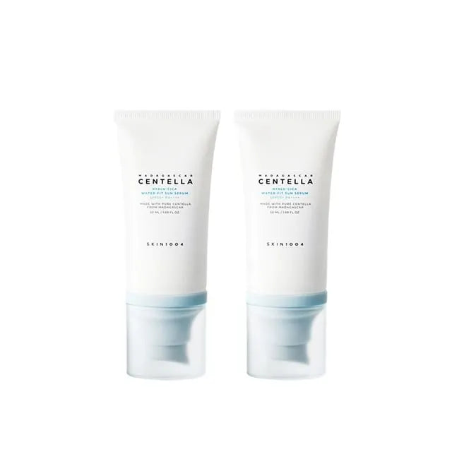 Madagascar Centella Hyalu-Cica Water-Fit Sun Serum Twin Pack