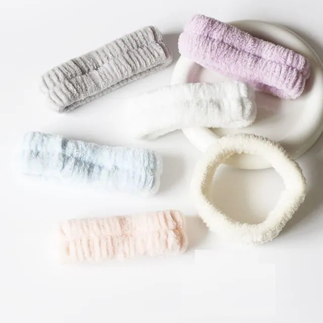 Plain Face Wash Headband