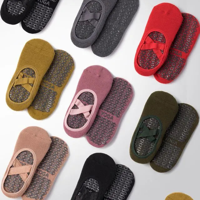 Grip Yoga No-Show Socks