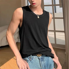 Scoop Neck Plain Tank Top