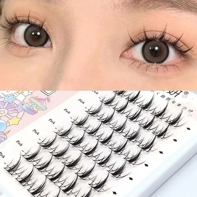 Doll Eye Spiky Cluster False Eyelashes (Various Designs)