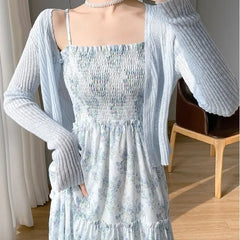 Plain Ribbed Cardigan