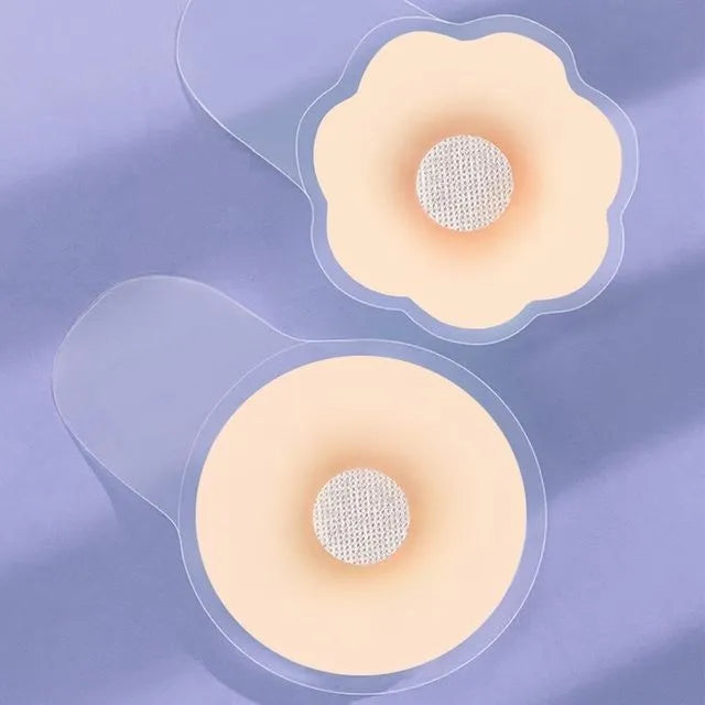 Push-Up Plain Invisible Silicone Nipple Cover (Various Designs)