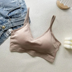 Plain Wireless Bra Top